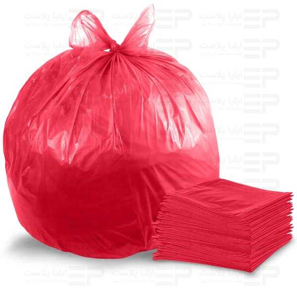 Red Garbage Bags by Weight