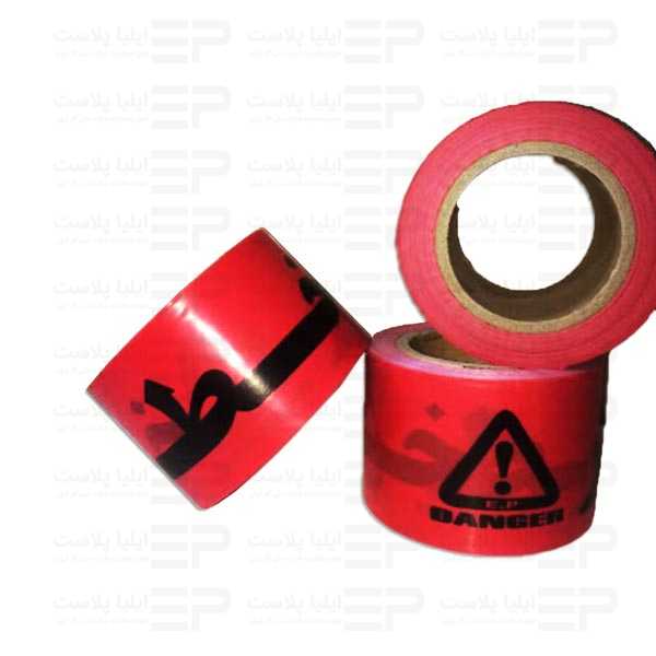 نوار خطر رنگ قرمز